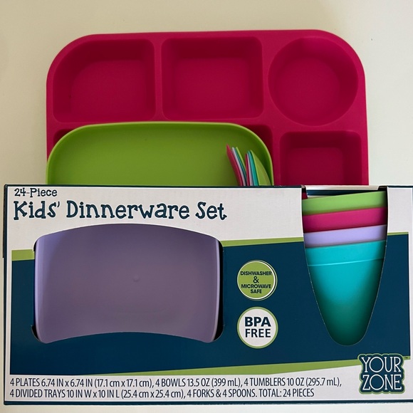 24-Piece
Colorful Kids' Dinnerware Set New in box - Picture 11 of 11